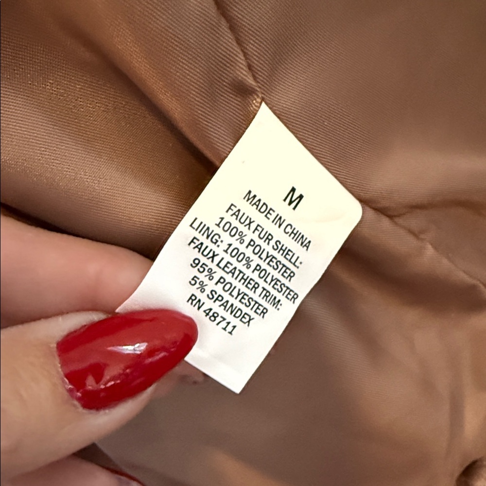 Gorgeous, Super Cozy Brown Sherpa Jacket NWT - Picture 11 of 13